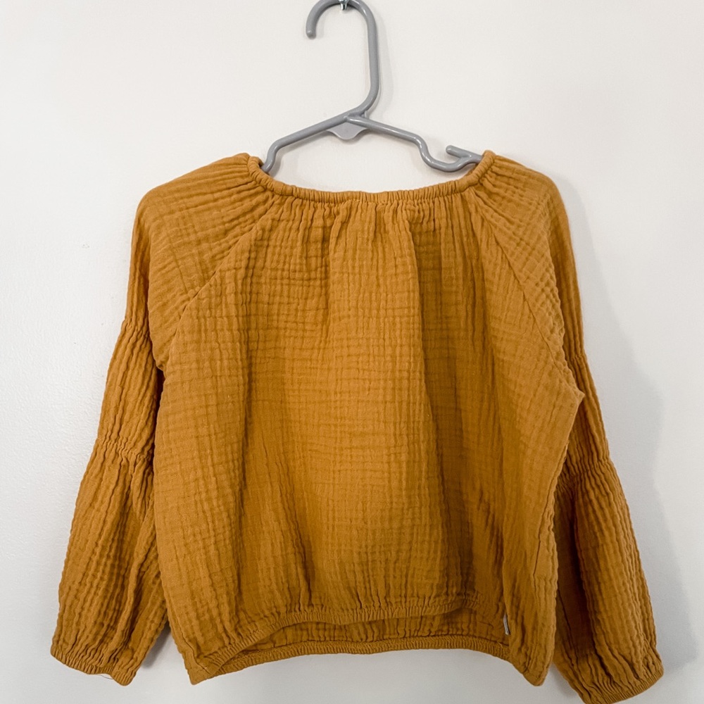 Girls 4T-   7 For All Mankind yellow blouse